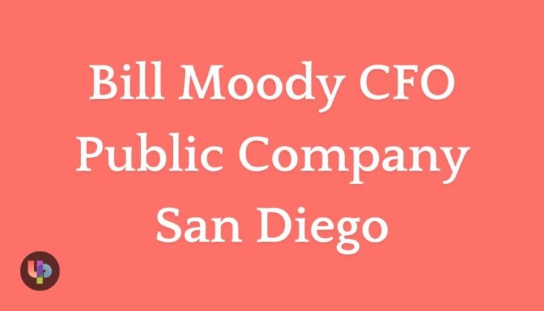 Bill Moody CFO Public Company San Diego