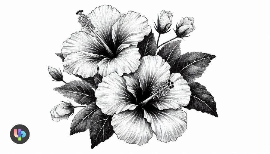 DrawingBclxr4vqzz0= Hibiscus